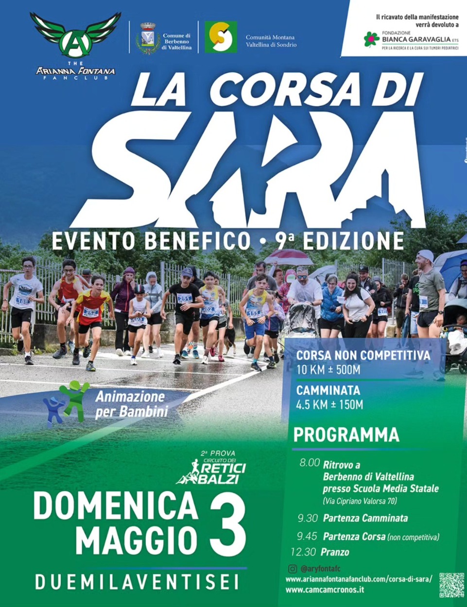 Immagine Evento La Corsa di Sara | Calendario Valtellinese