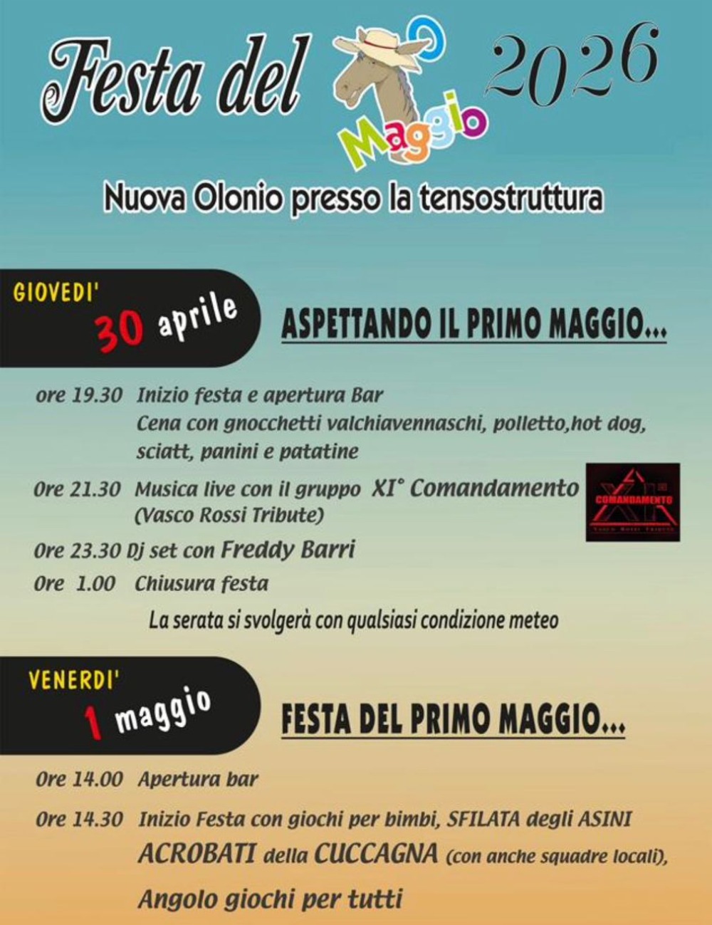 Immagine Evento Festa del 1° maggio | Calendario Valtellinese