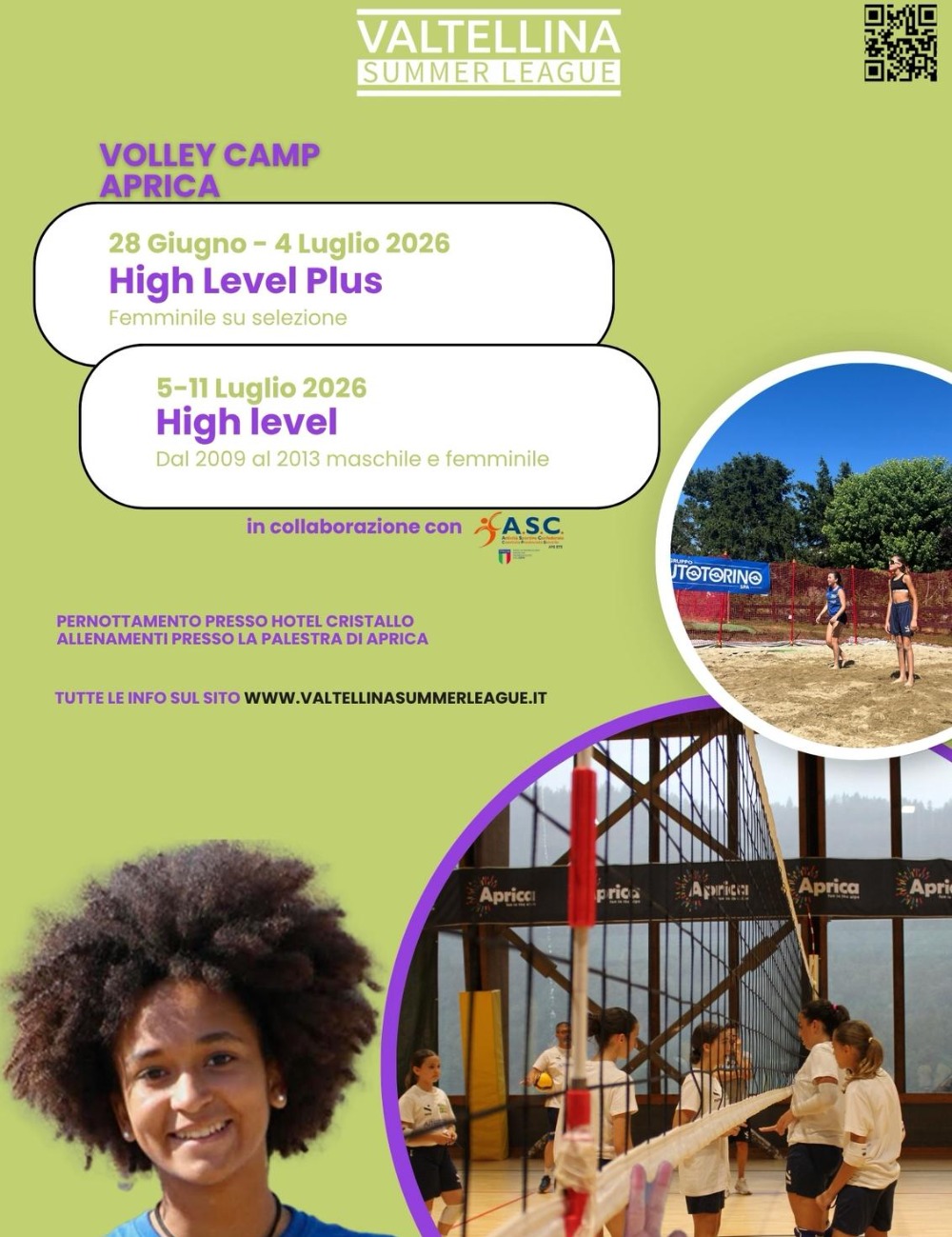 Immagine Evento Volley Camp Aprica | Calendario Valtellinese