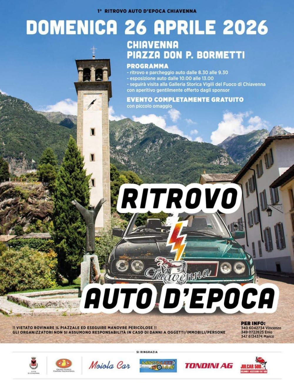 Immagine Evento Ritrovo Auto d’Epoca | Calendario Valtellinese