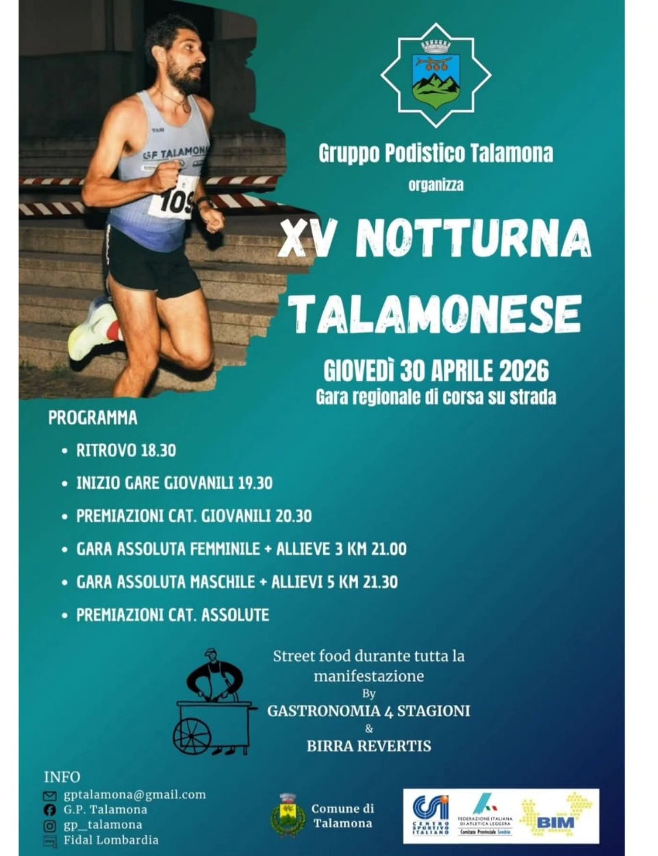 Immagine Evento XV Notturna Talamonese | Calendario Valtellinese