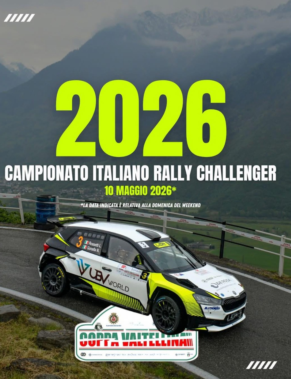 Immagine Evento Rally Coppa Valtellina | Calendario Valtellinese