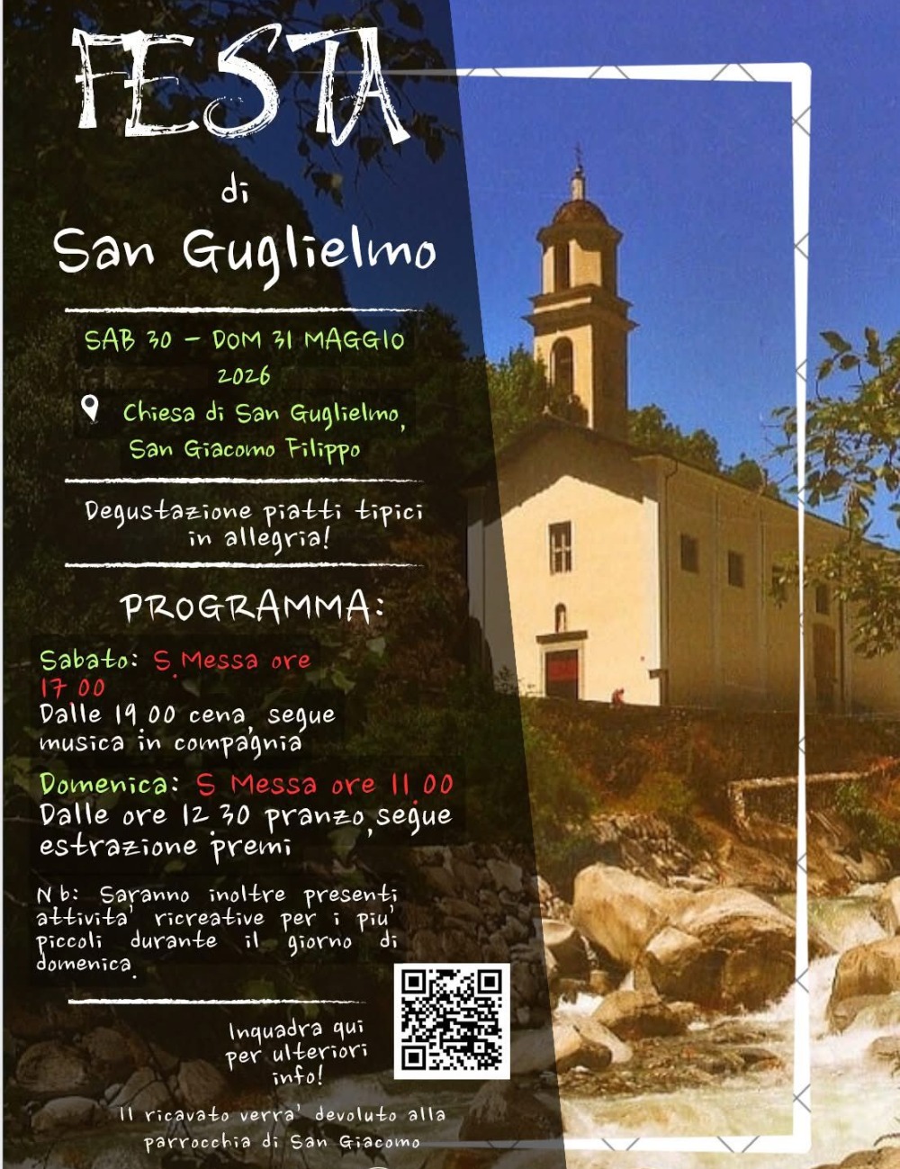 Immagine Evento Festa di San Guglielmo | Calendario Valtellinese