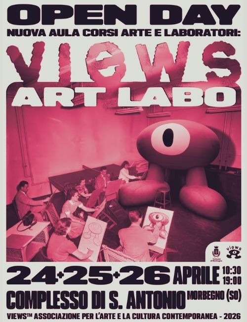 Immagine Evento Open Day Views Art Labo a Morbegno | Calendario Valtellinese