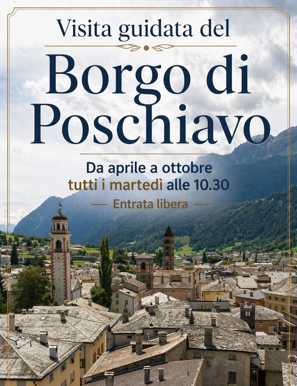Immagine Evento Visita guidata al borgo di Poschiavo | Calendario Valtellinese