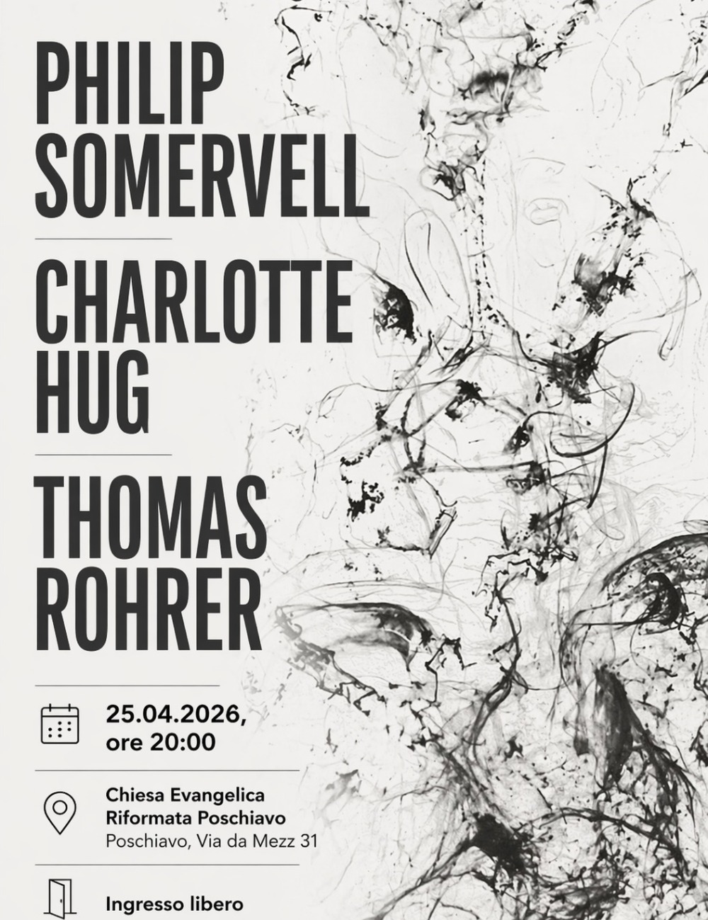 Immagine Evento Concerto: Philip Somervell, Charlotte Hug, Thomas Rohrer | Calendario Valtellinese