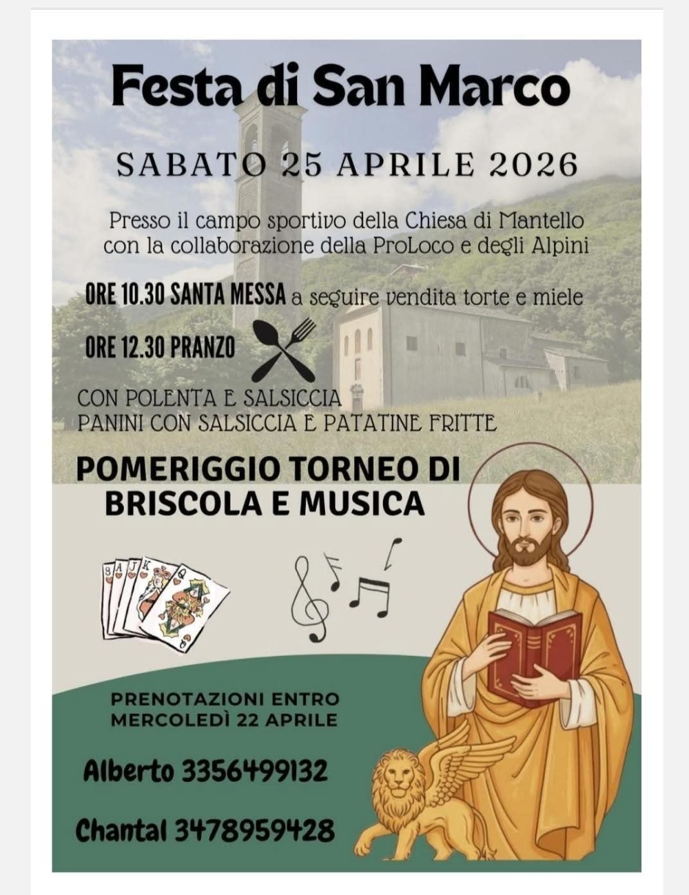 Immagine Evento Festa di San Marco | Calendario Valtellinese