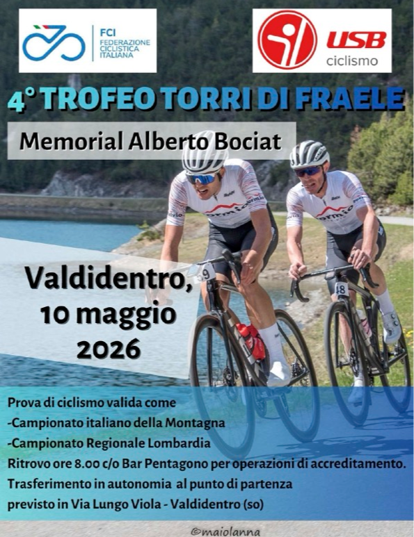 Immagine Evento 4° Trofeo Torri di Fraele Memorial Alberto Bociat | Calendario Valtellinese