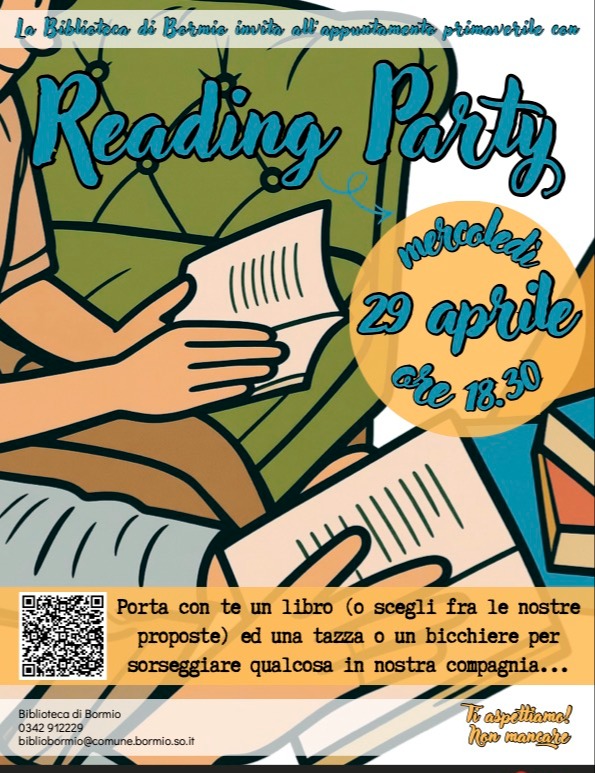 Immagine Evento Reading Party | Calendario Valtellinese