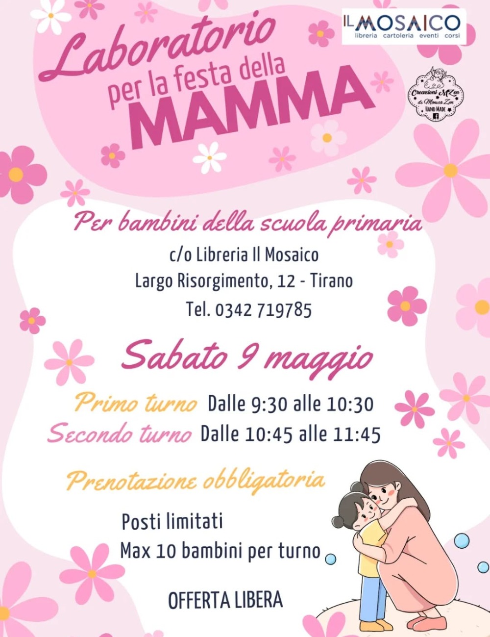 Immagine Evento Laboratorio per la festa della Mamma | Calendario Valtellinese