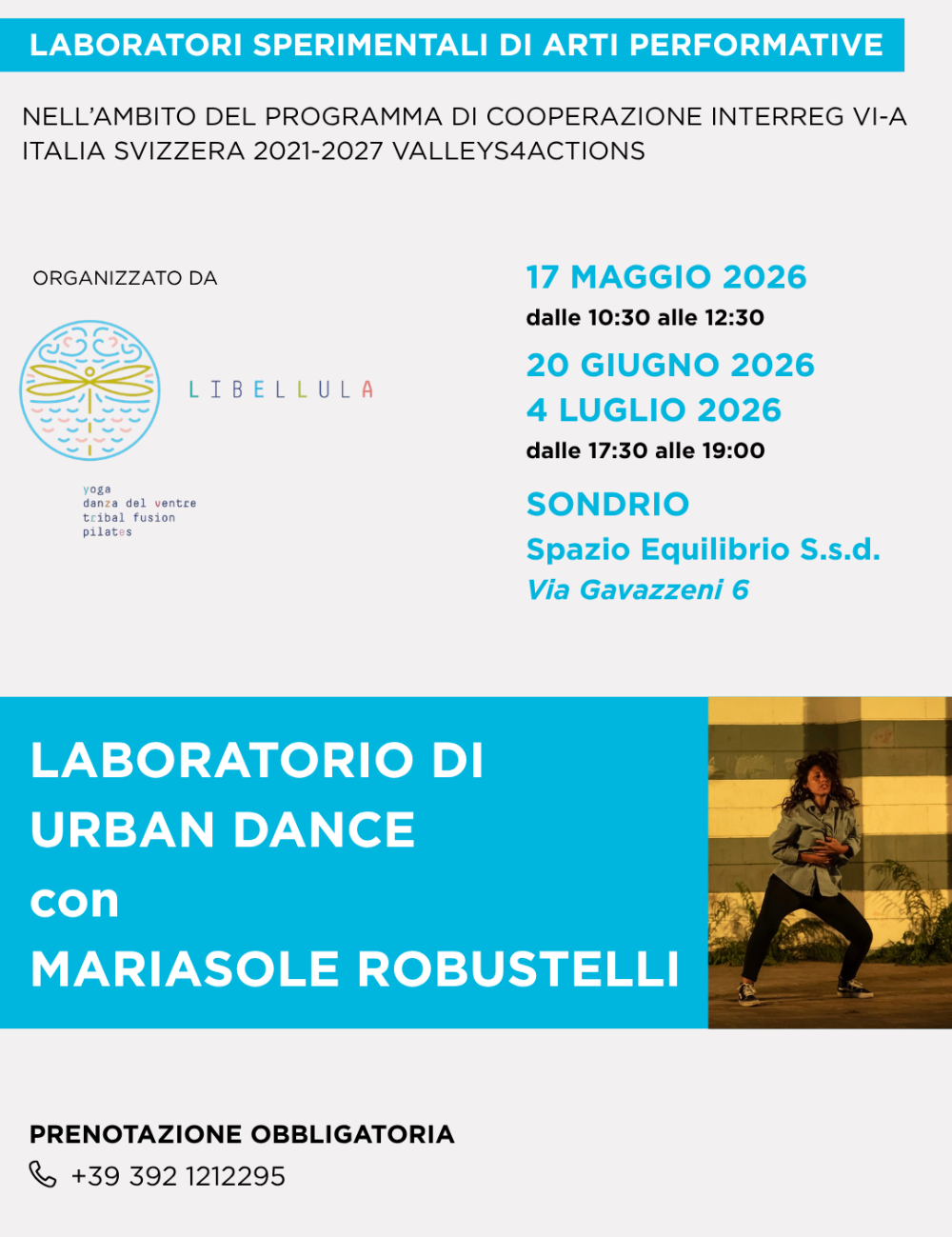 Immagine Evento Laboratorio di Urban Dance | Calendario Valtellinese