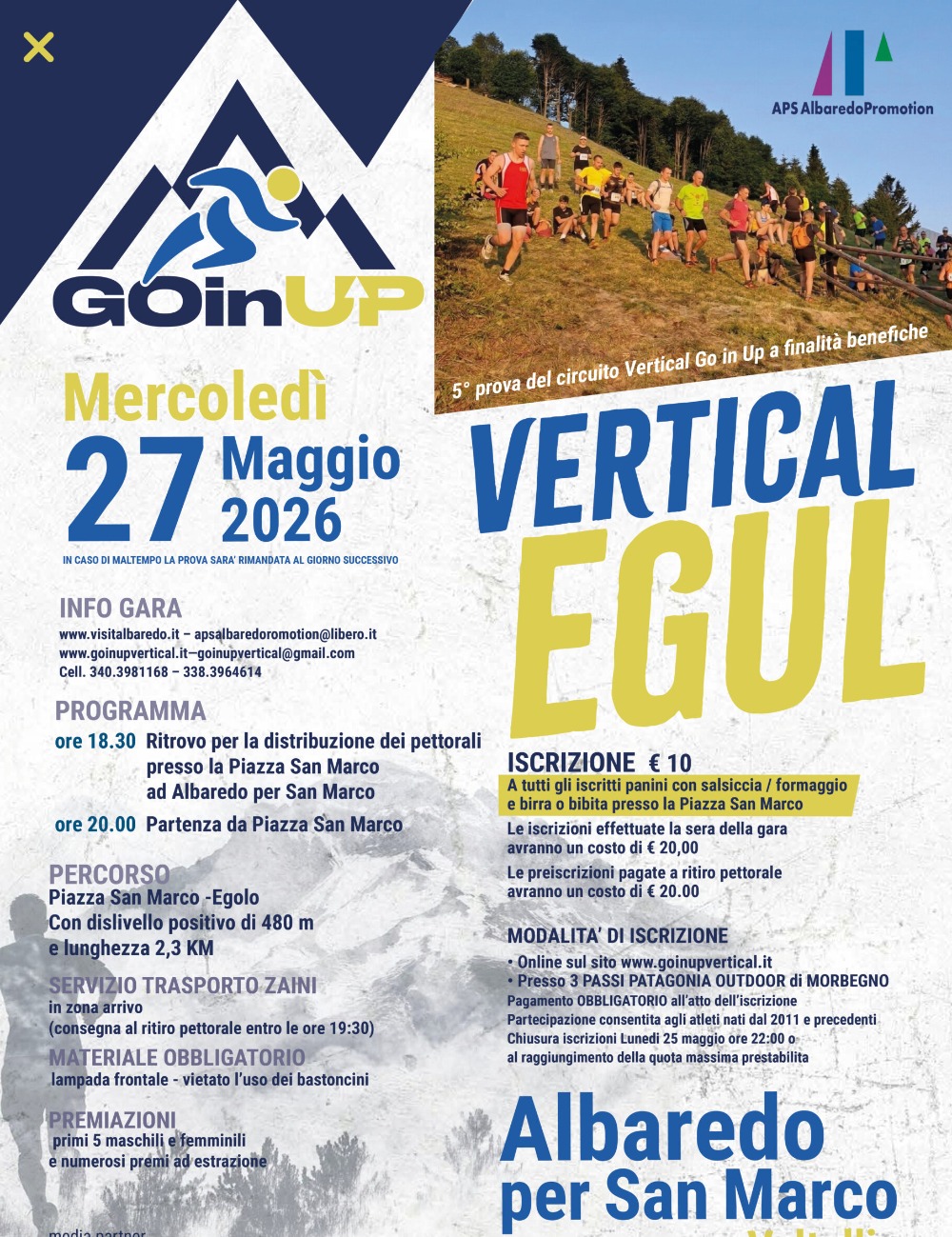 Immagine Evento Vertical Egul | Calendario Valtellinese