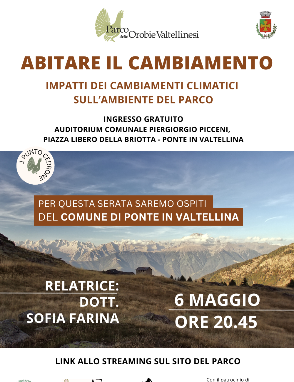 Immagine Evento Abitare il cambiamento | Calendario Valtellinese
