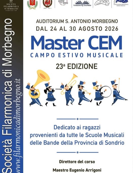 Immagine Evento Master CEM – Campo estivo musicale | Calendario Valtellinese