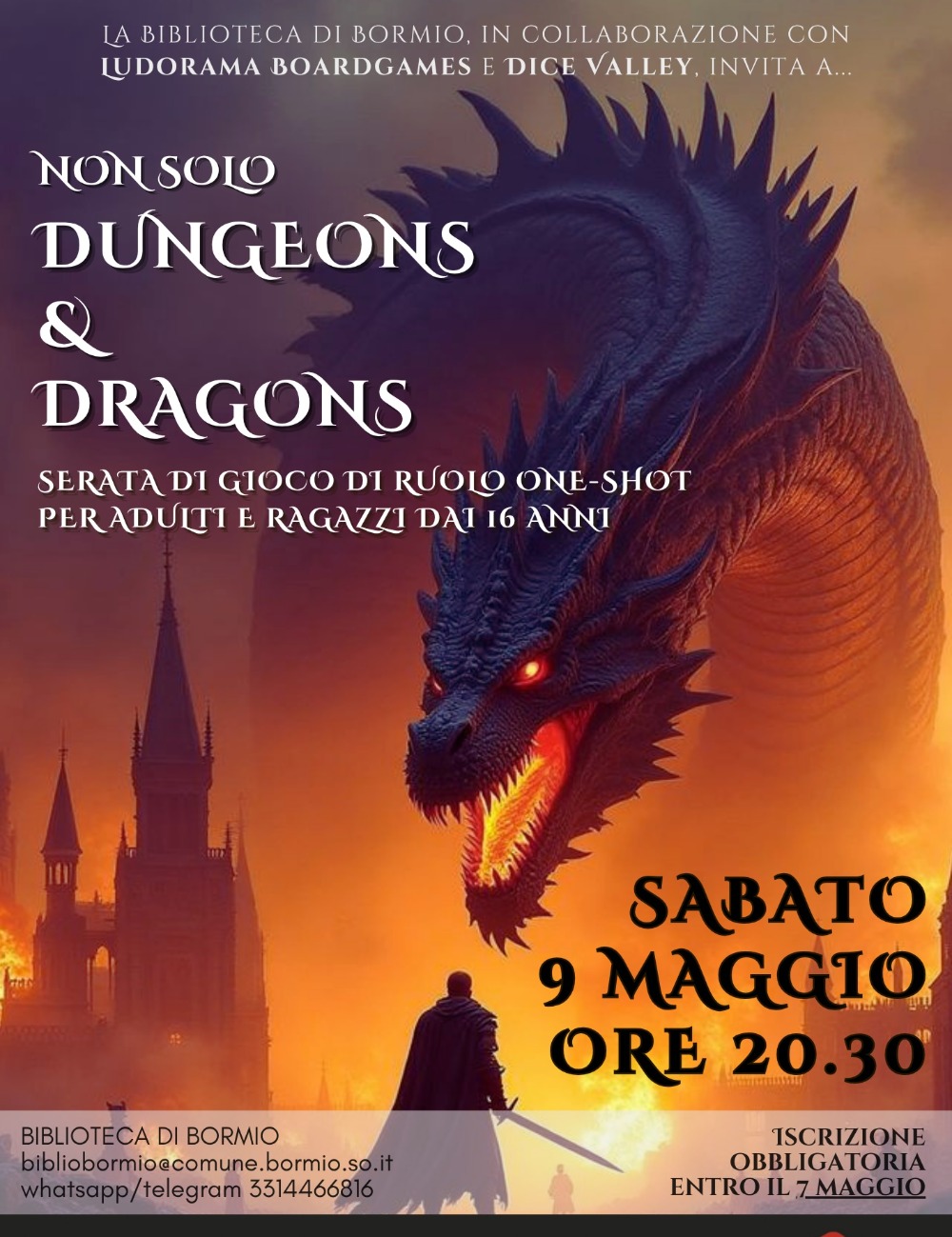 Immagine Evento Non solo Dungeons & Dragons | Calendario Valtellinese