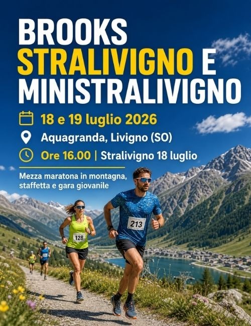 Immagine Evento Brooks Stralivigno e MiniStralivigno | Calendario Valtellinese
