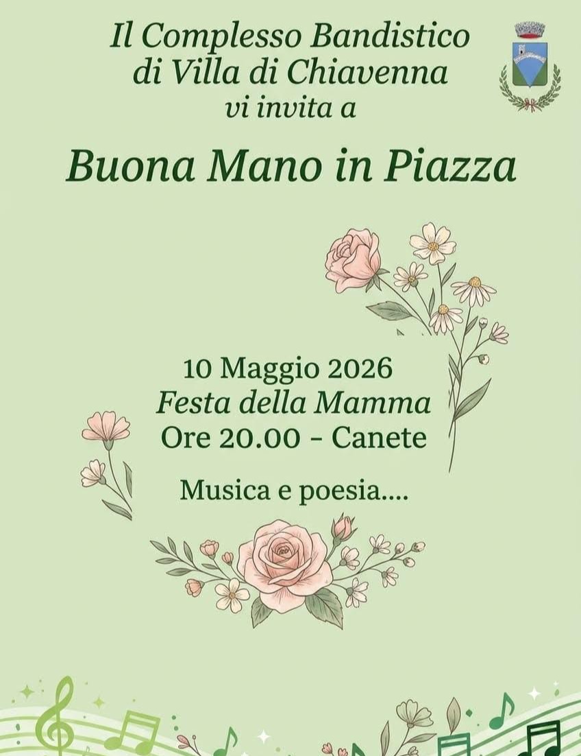 Immagine Evento Buona Mano in Piazza | Calendario Valtellinese