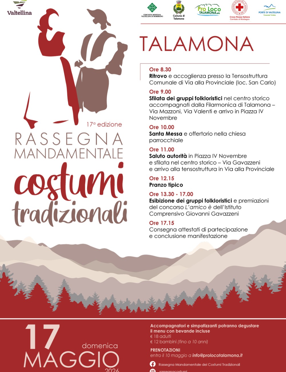 Immagine Evento Rassegna Mandamentale Costumi Tradizionali | Calendario Valtellinese