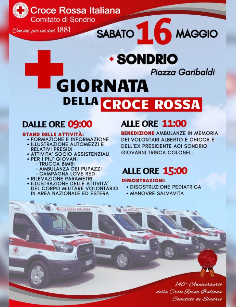 Immagine Evento Giornata della Croce Rossa | Calendario Valtellinese