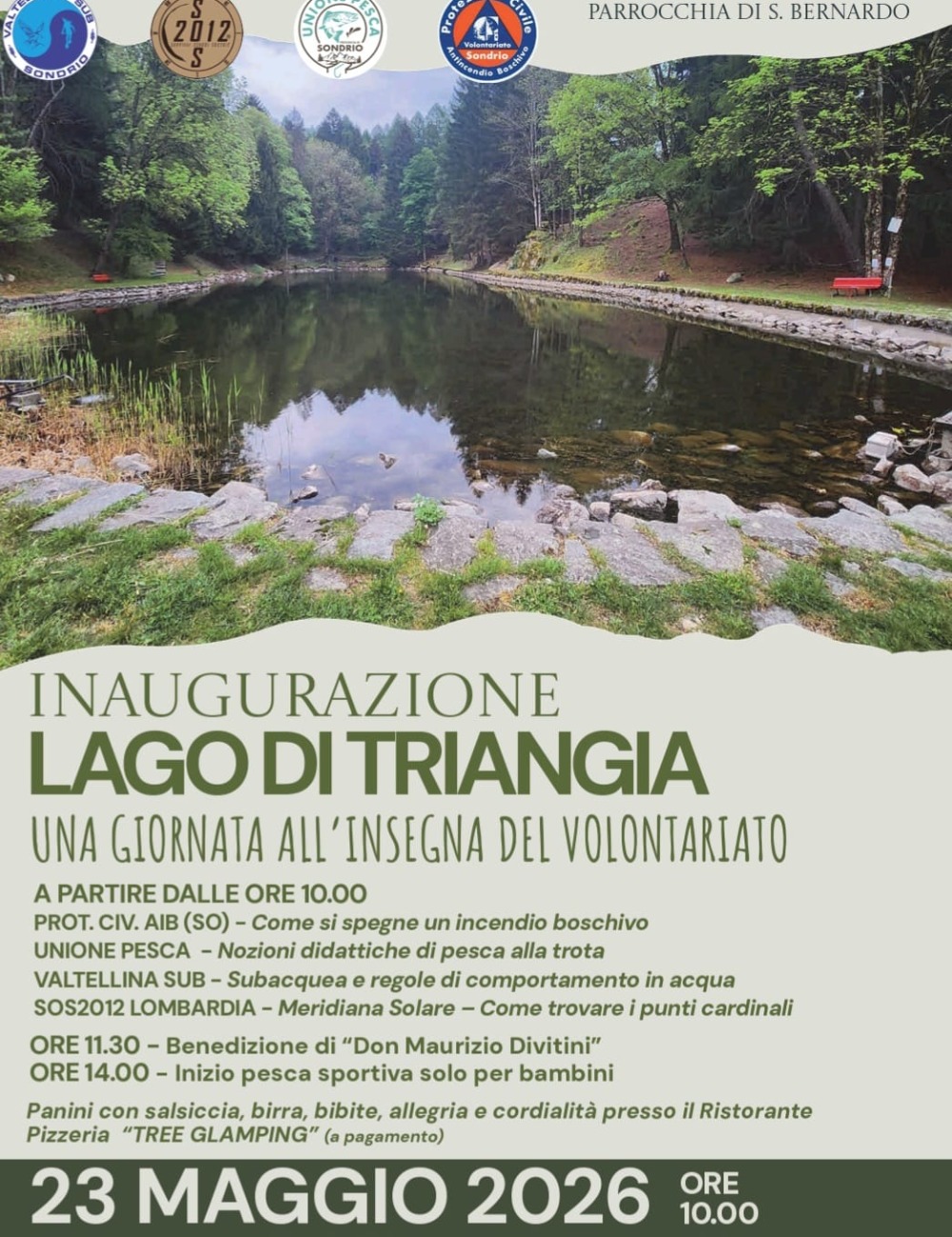 Immagine Evento Inaugurazione Lago di Triangia | Calendario Valtellinese