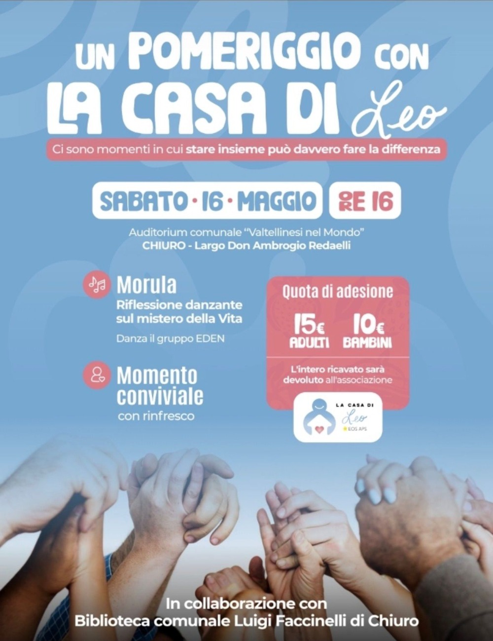 Immagine Evento Un pomeriggio con La Casa di Leo | Calendario Valtellinese