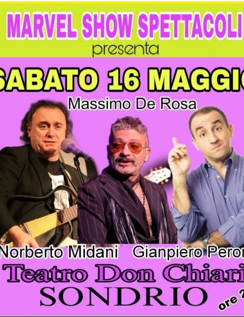 Immagine Evento Serata di Cabaret Marvel Show | Calendario Valtellinese