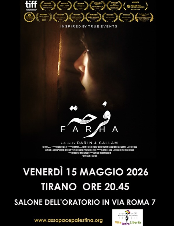 Immagine Evento Proiezione del film Farha | Calendario Valtellinese