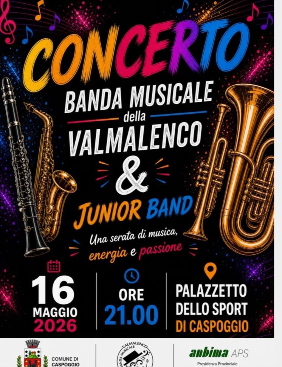 Immagine Evento Concerto Banda Musicale della Valmalenco e Junior Band | Calendario Valtellinese