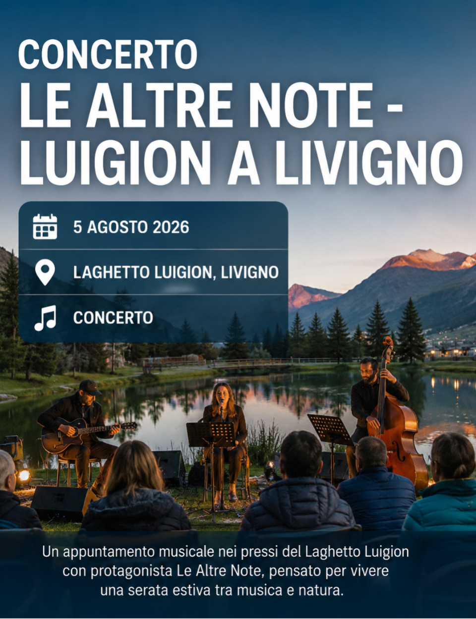Immagine Evento Concerto Le Altre Note | Calendario Valtellinese