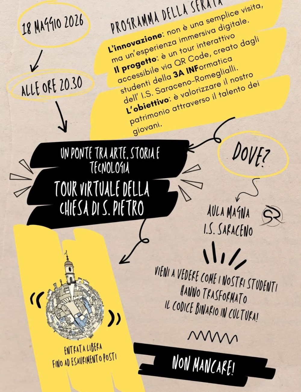 Immagine Evento Tour virtuale della Chiesa di S. Pietro | Calendario Valtellinese
