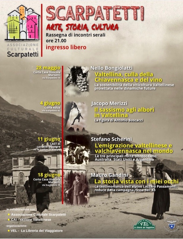Immagine Evento Scarpatetti Arte, Storia, Cultura | Calendario Valtellinese