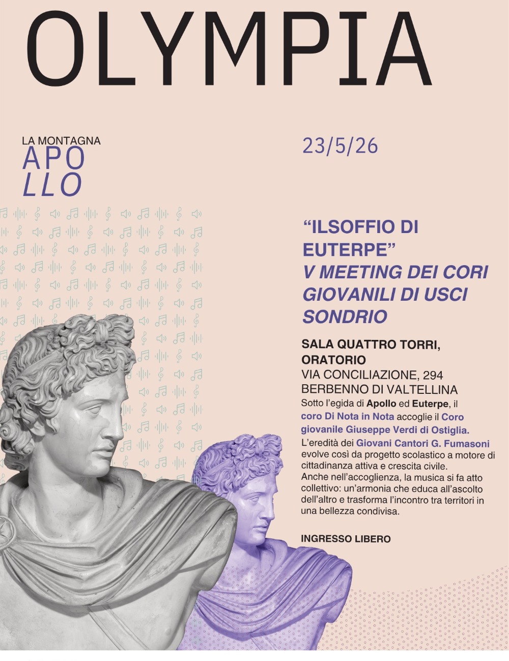 Immagine Evento Il soffio di Euterpe | Calendario Valtellinese
