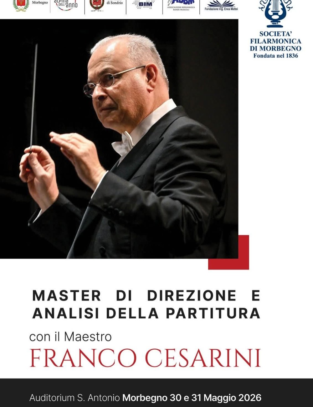 Immagine Evento Master di direzione e analisi della partitura | Calendario Valtellinese