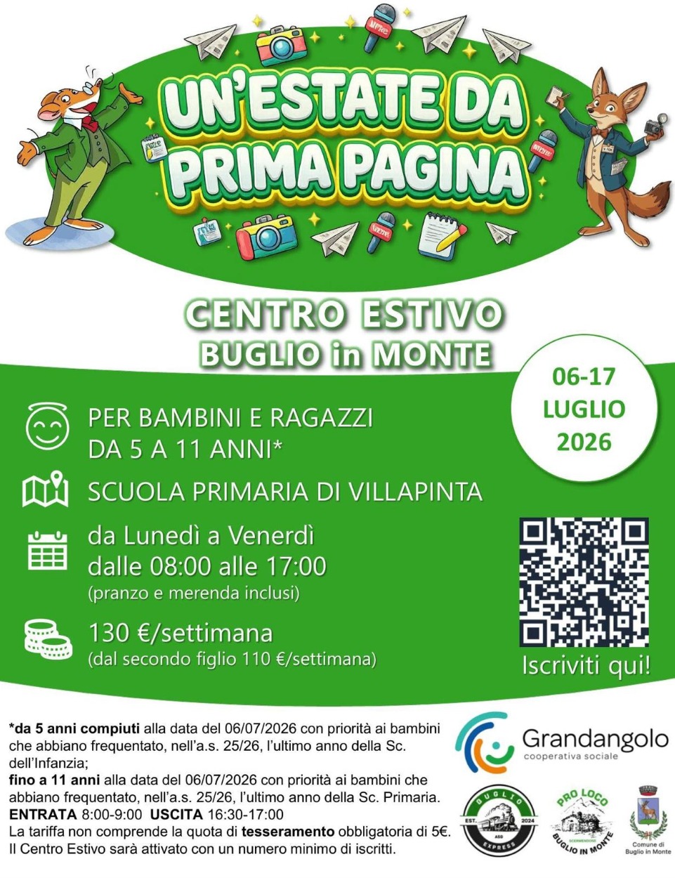 Immagine Evento Un’estate da prima pagina | Calendario Valtellinese