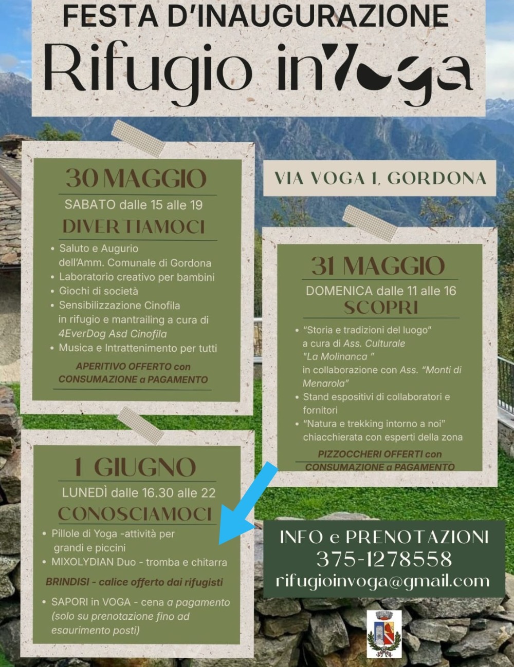 Immagine Evento Festa d’inaugurazione Rifugio in Voga | Calendario Valtellinese