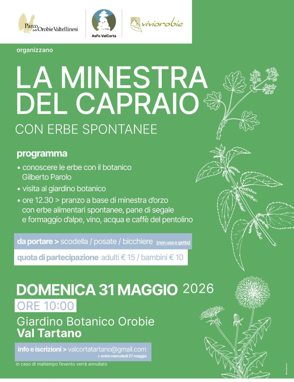 Immagine Evento La Minestra del Capraio | Calendario Valtellinese