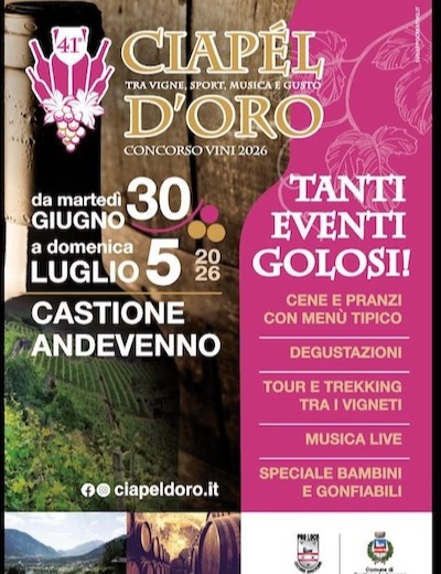 Immagine Evento Ciapél d’Oro | Calendario Valtellinese