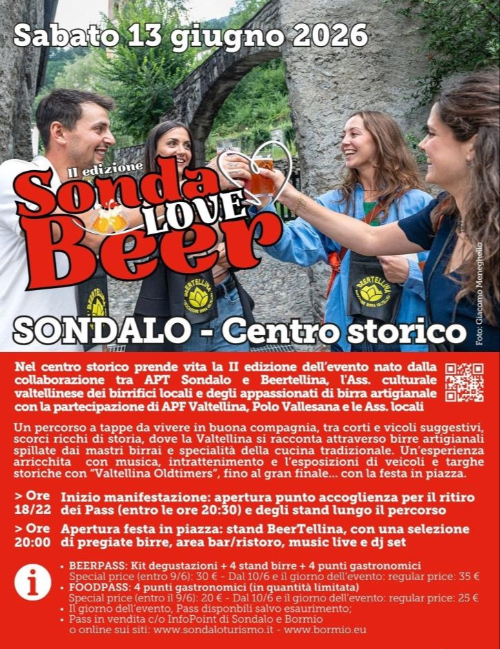 Immagine Evento SondaLove Beer | Calendario Valtellinese