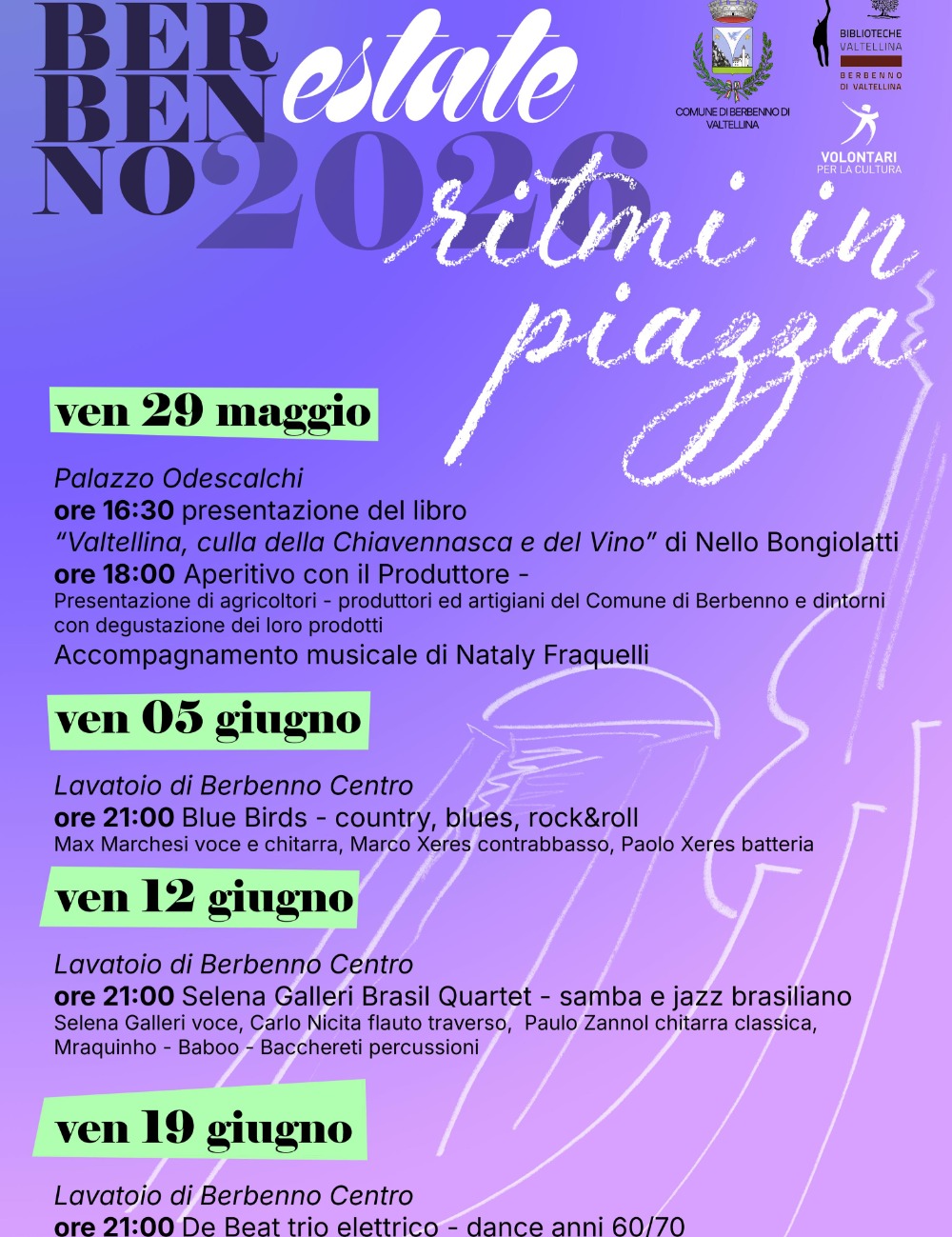 Immagine Evento Ritmi in piazza | Calendario Valtellinese