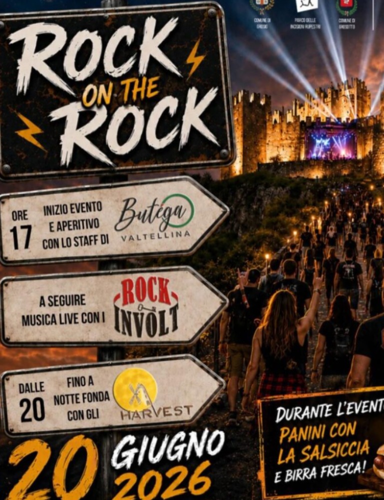 Immagine Evento Rock on the Rock | Calendario Valtellinese