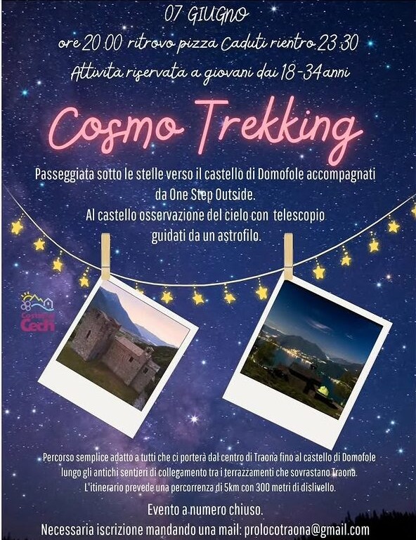 Immagine Evento Cosmo Trekking | Calendario Valtellinese