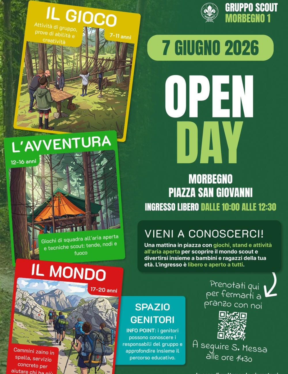Immagine Evento Open Day Scout Morbegno 1 | Calendario Valtellinese