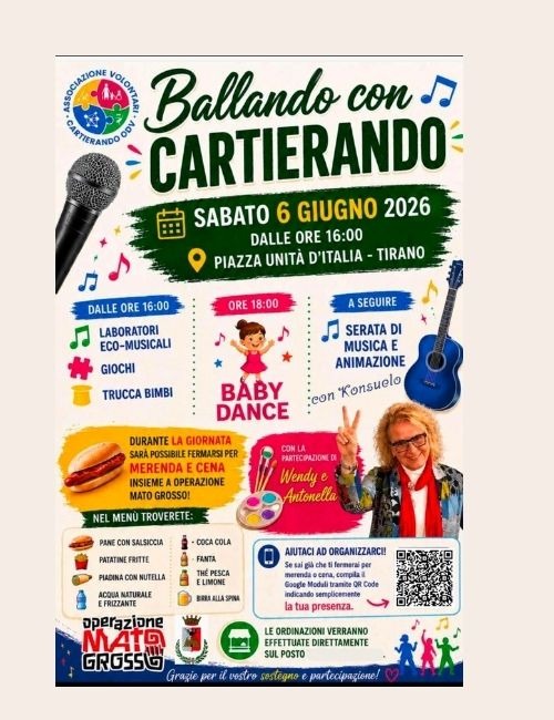 Immagine Evento Ballando con Cartierando | Calendario Valtellinese