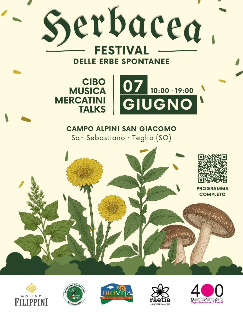 Immagine Evento Herbacea festival delle erbe spontanee | Calendario Valtellinese