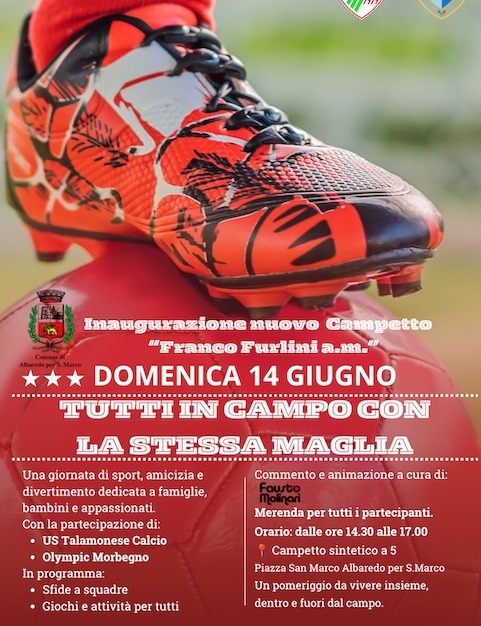 Immagine Evento Tutti in campo con la stessa maglia | Calendario Valtellinese