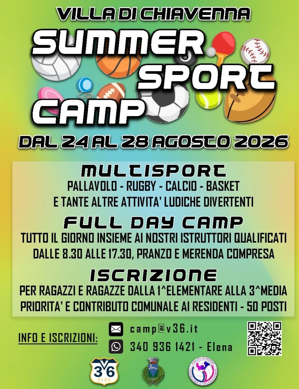 Immagine Evento Summer Sport Camp | Calendario Valtellinese