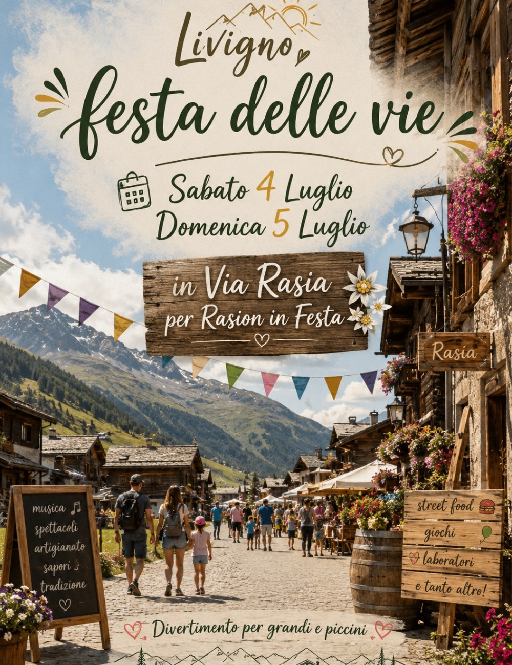 Immagine Evento Festa delle vie - Rasion in festa | Calendario Valtellinese