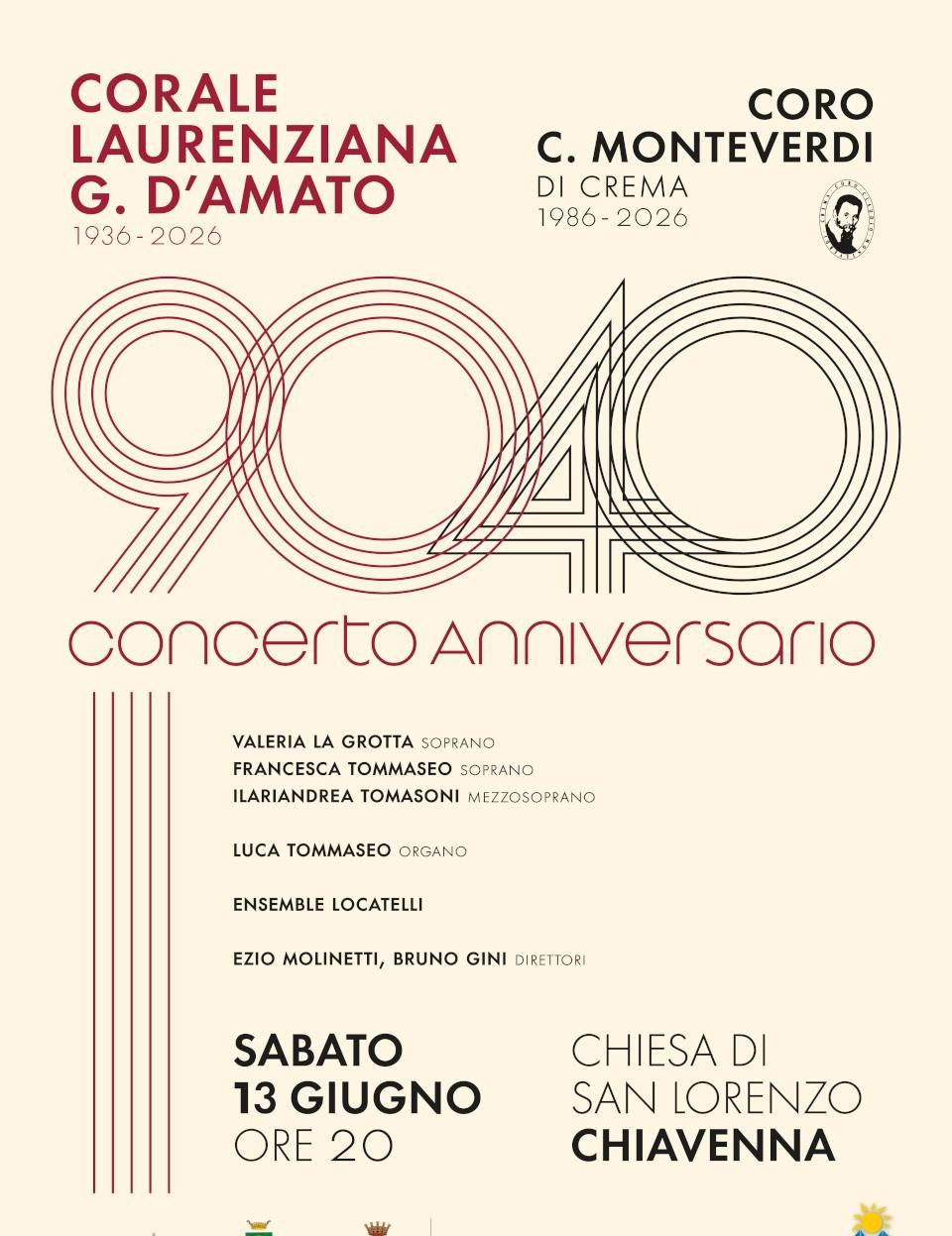 Immagine Evento Concerto anniversario | Calendario Valtellinese