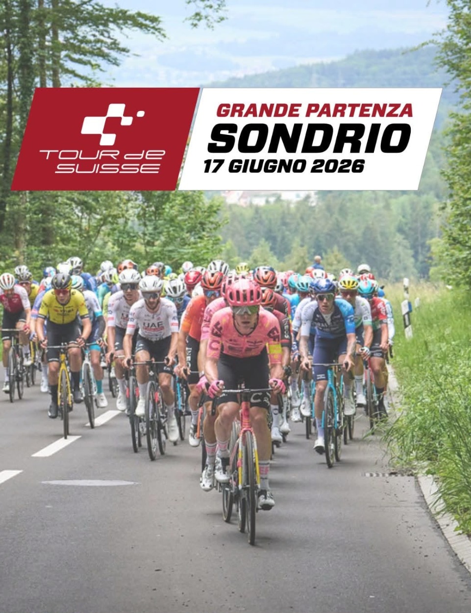Immagine Evento Tour de Suisse 2026 - partenza da Sondrio | Calendario Valtellinese