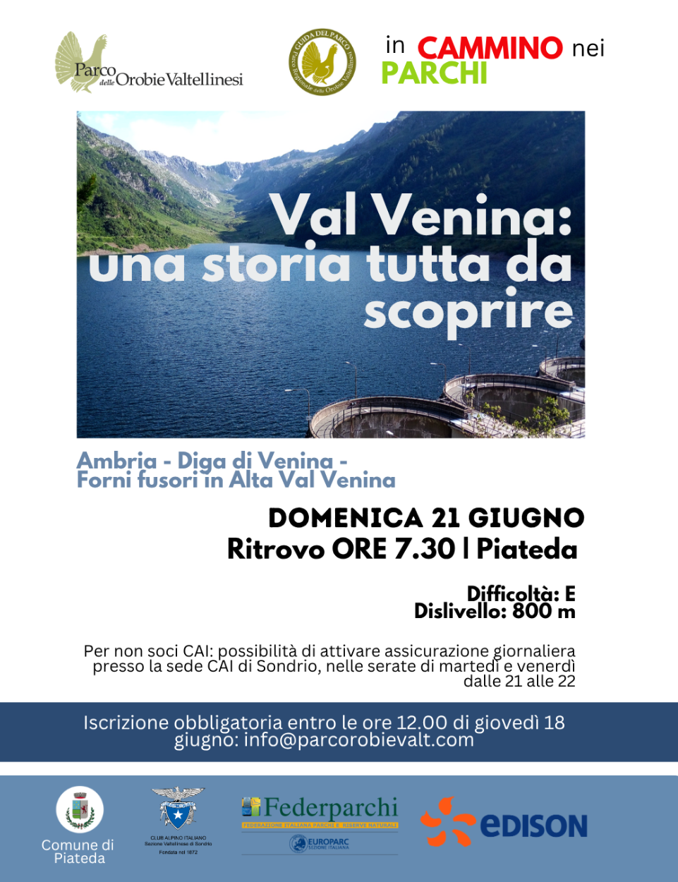 Immagine Evento Val Venina: una storia tutta da scoprire | Calendario Valtellinese